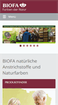 Mobile Screenshot of biofa.de